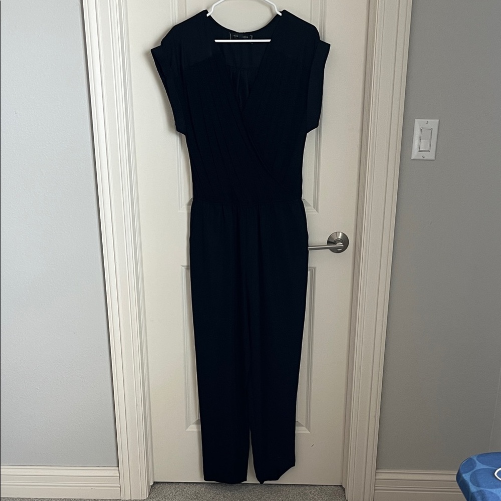 Max Studio Edit Black Jumpsuit NWT